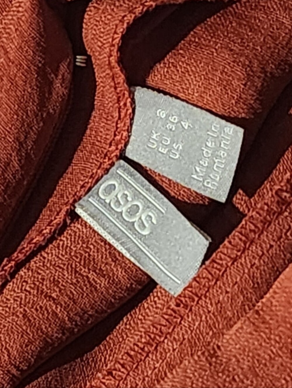 ASOS Rust Jumpsuit With Rope Detail - Picture 2 of 6